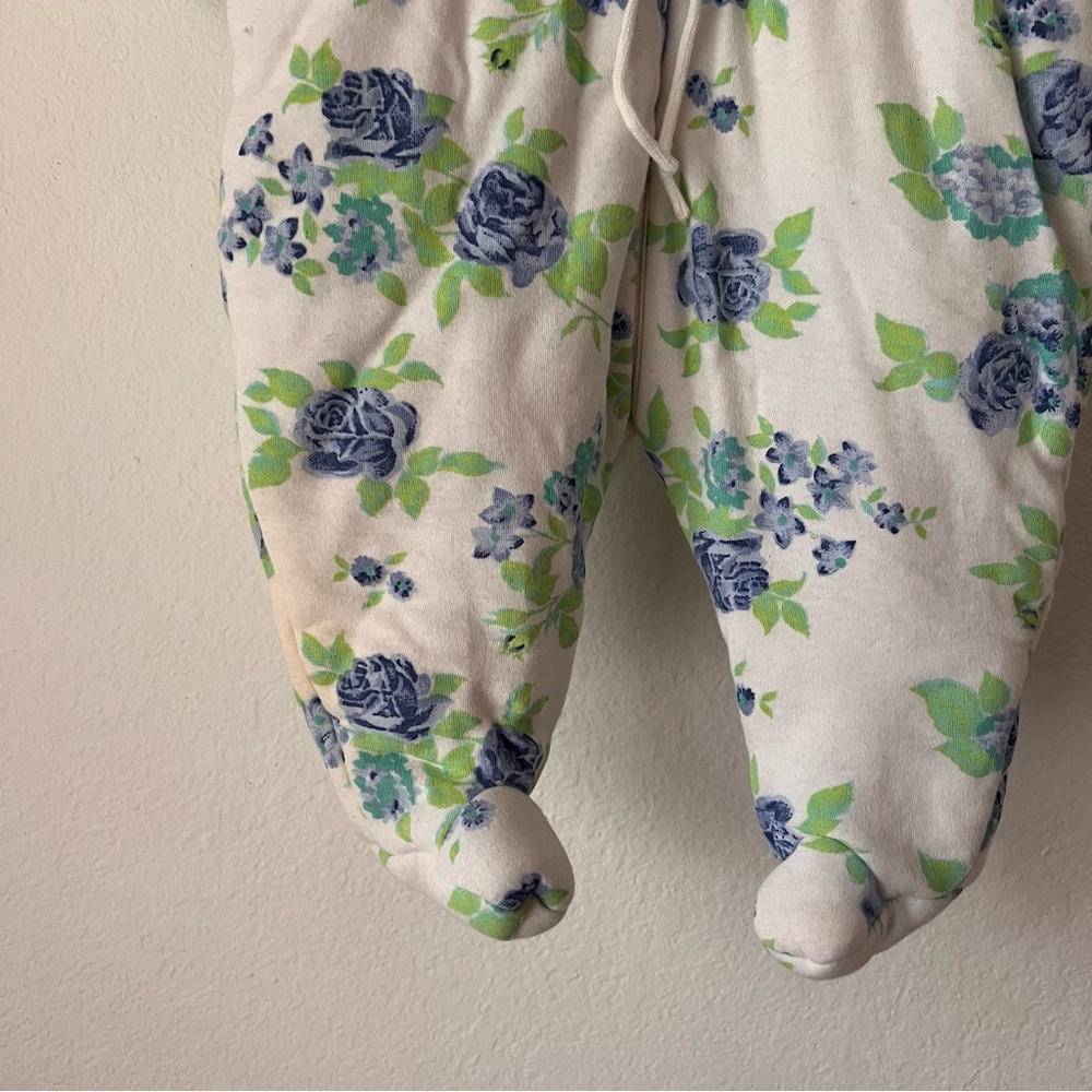 Vintage Carriage Boutiques Baby Girl Floral Snow Suit Sz 6m - Picture 4 of 5